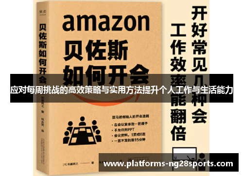 应对每周挑战的高效策略与实用方法提升个人工作与生活能力